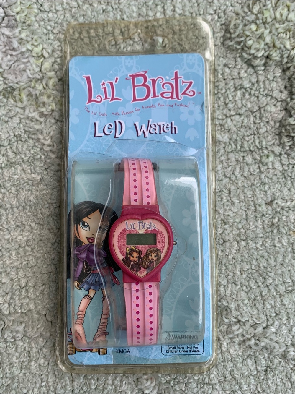 Vintage Y2K Lil' Bratz Heart LCD Watch